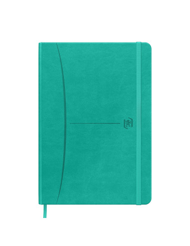 400154948,Caiet premium cu elastic oxford signature, a5 104f, hartie optik 90g/mp, scribzee, coperta rigida, semn carte, buzunar