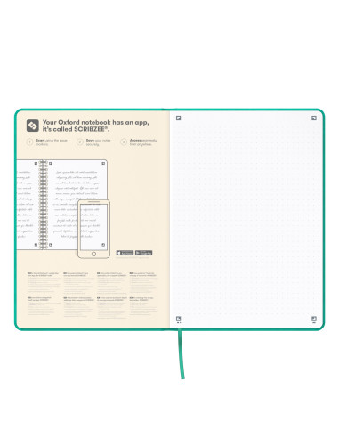 400154948,Caiet premium cu elastic oxford signature, a5 104f, hartie optik 90g/mp, scribzee, coperta rigida, semn carte, buzunar