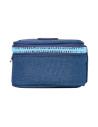 50049233,Penar tip etui beatbox, culoare albastru/turcoaz