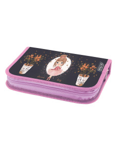 400198269,Penar neechipat cu 1 clapa, fermoar ascuns, interior textil, dimensiune 13.5 x 19.5 x 3 cm, motiv moon princess