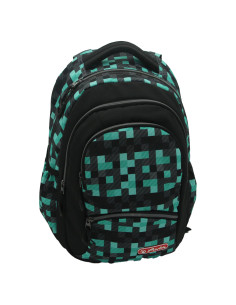400197989,Rucsac herlitz zipper pro: ergonomic, spatios, poliester reciclat rezistent la apa, bretele ajustabile, banda/fermoare