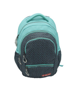 400198040,Rucsac herlitz zipper pro: ergonomic, spatios, poliester reciclat rezistent la apa, bretele ajustabile, banda/fermoare
