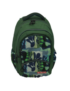 400197984,Rucsac herlitz zipper pro: ergonomic, spatios, poliester reciclat rezistent la apa, bretele ajustabile, banda/fermoare