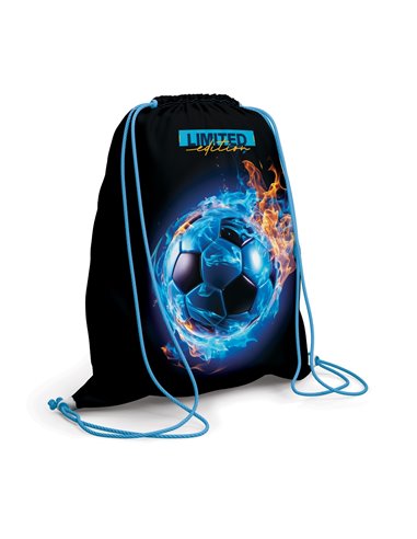 Sac sport S-COOL SC3052, 46X35.5 cm, Motiv football limited edition