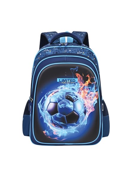 Ghiozdan scoala ergonomic 3D S-COOL SC2994, Football limited edition