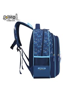 Ghiozdan scoala ergonomic 3D S-COOL SC2994, Football limited edition 2