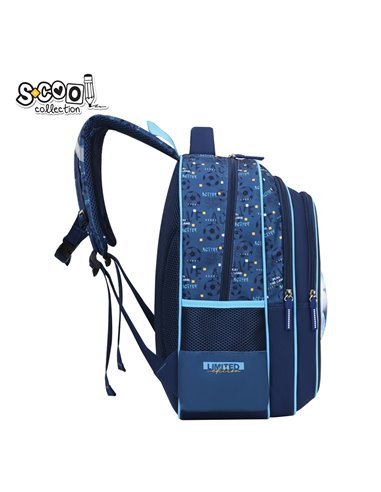 Ghiozdan scoala ergonomic 3D S-COOL SC2994, Football limited edition