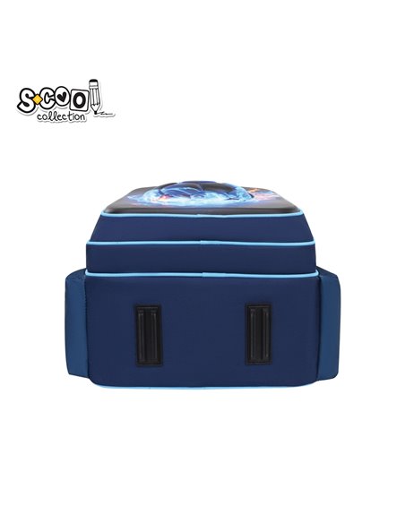 Ghiozdan scoala ergonomic 3D S-COOL SC2994, Football limited edition