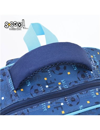 Ghiozdan scoala ergonomic 3D S-COOL SC2994, Football limited edition