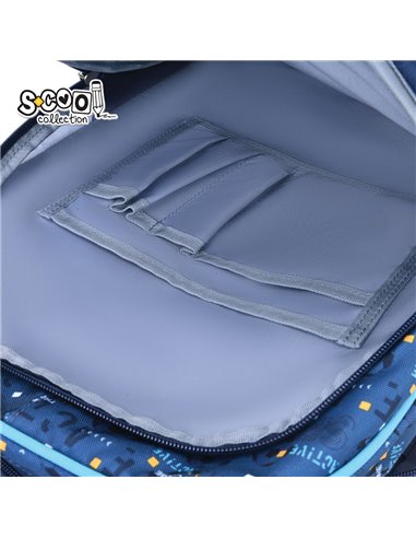 Ghiozdan scoala ergonomic 3D S-COOL SC2994, Football limited edition