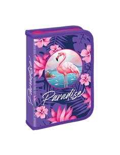 Penar neechipat 1 fermoar, 2 extensii S-COOL SC2931, Motiv paradise