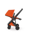 KC-ABCDBLACKORANV16,Carucior 2 in 1, greentom, 100% ecologic, black orange