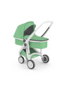 KC-ABCDWHITEMINT,Carucior 2 in 1, greentom, 100% ecologic, white mint