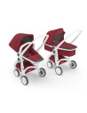 KC-ABCDWHITECHERRY,Carucior 2 in 1, greentom, 100% ecologic, white cherry