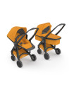 KC-ABCDBLACKSUNFLOW,Carucior 2 in 1, greentom, 100% ecologic, black sunflower