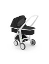 KC-ABCDWHITEBLACK,Carucior 2 in 1, greentom, 100% ecologic, white black