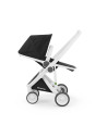 KC-ABCDWHITEBLACK,Carucior 2 in 1, greentom, 100% ecologic, white black