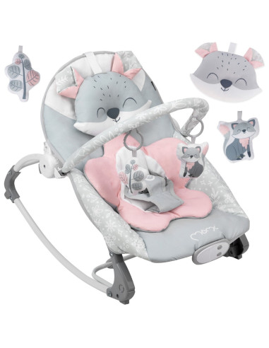 KC-BULE00016,Bouncer momi luis pink, 0luni+