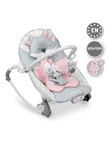 KC-BULE00016,Bouncer momi luis pink, 0luni+