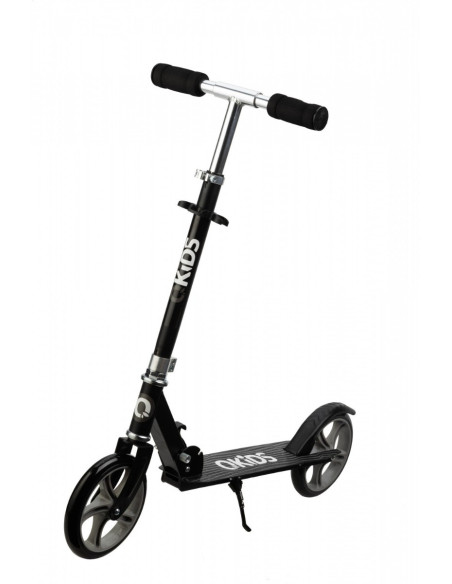 KC-HUBA00009,Trotineta freestyle, qkids, weiss black, ghidon reglabil pe 3 trepte, amortizor easy&ampup, platforma anti-derapant