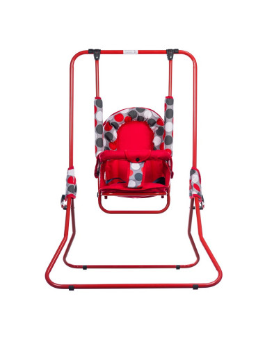 KC-4100ATH2RD,Leagan pentru copii, appekids, pentru interior si exterior, red dots
