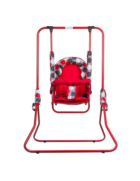 KC-4100ATH2RD,Leagan pentru copii, appekids, pentru interior si exterior, red dots