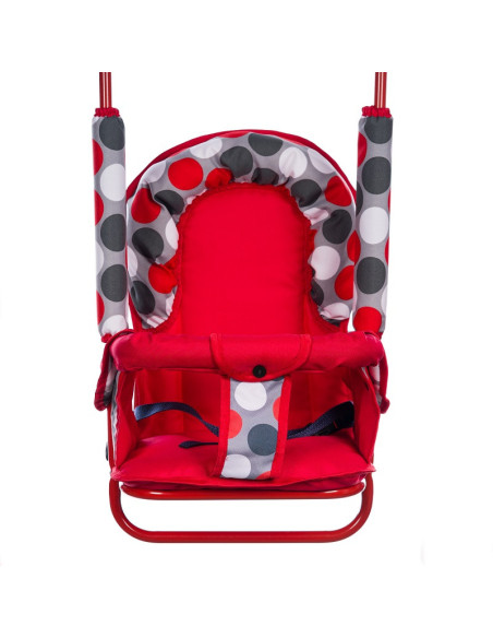 KC-4100ATH2RD,Leagan pentru copii, appekids, pentru interior si exterior, red dots