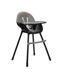KC-KRKA00033,Scaun de masa copii momi reki, piele ecologica, black