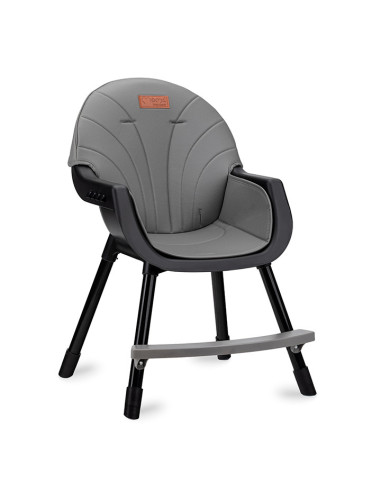 KC-KRKA00033,Scaun de masa copii momi reki, piele ecologica, black