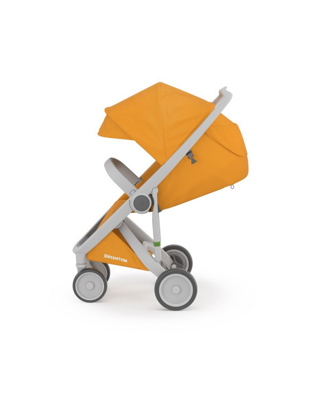 KC-AFGREYSUNFLOWER,Carucior, greentom, classic upp, 100% ecologic, grey sunflower