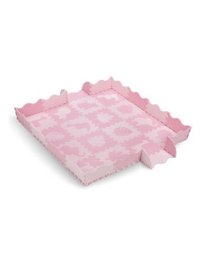 KC-MAED00012,Covoras de joaca puzzle 150x150 cm, momi zawi - pink