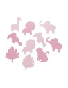 KC-MAED00012,Covoras de joaca puzzle 150x150 cm, momi zawi - pink
