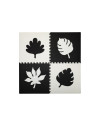 KC-AKCE00028,Covoras de joaca puzzle 120x120 cm momi, feli - black
