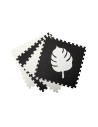 KC-AKCE00028,Covoras de joaca puzzle 120x120 cm momi, feli - black