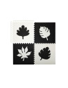 KC-AKCE00028,Covoras de joaca puzzle 120x120 cm momi, feli - black