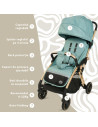 KC-AK274841,Carucior sport appekids – upp – ultracompact, pliere automata, de la nastere la 22kg - river green