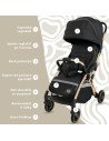 KC-AK274858,Carucior sport appekids – upp – ultracompact, pliere automata, de la nastere la 22kg - jet black