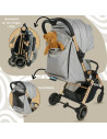 KC-AK274872,Carucior sport appekids – upp – ultracompact, pliere automata, de la nastere la 22kg - powder grey