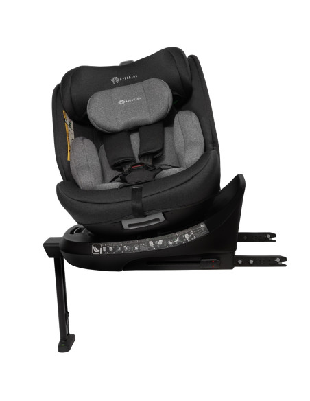 KC-AK275947,Scaun auto appekids, i-size, 40-150 cm, rear facing 360°, pro confort - grey