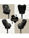 KC-AK275954,Scaun auto appekids, i-size, 40-150 cm, rear facing 360°, pro confort - green