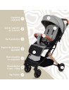KC-AK275916,Carucior sport appekids travel, ultracompact, tip troller - grey