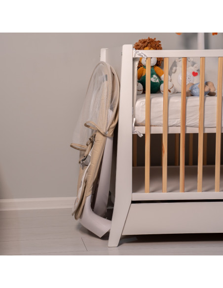 KC-AK275978,Leagan electric pentru bebelusi, cu spatar reglabil si senzor de miscare, appekids evoque - bubble beige KC-AK275978,Leagan electric pentru bebelusi, cu spatar reglabil si senzor de miscare, appekids evoque - bubble beige