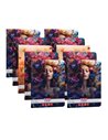 Set 10 x Caiet dictando Herlitz A5, 48 file, 70g/mp, colturi rotunjite, Motiv Beauty