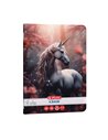Set 10 x Caiet dictando Herlitz A5, 48 file, 70g/mp, colturi rotunjite, Motiv Unicorn