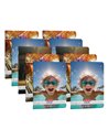 Set 10 x Caiet matematica Herlitz A5, 48 file, 70g/mp, colturi rotunjite, Motiv Sports