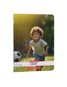 Caiet dictando Herlitz A5, 48 file, 70g/mp, colturi rotunjite, Motiv Sports