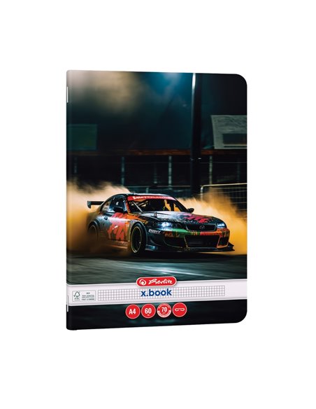 Caiet matematica Herlitz A4, 60 file, 70g/mp, colturi rotunjite, Motiv Race Cars Caiet matematica Herlitz A4, 60 file, 70g/mp, colturi rotunjite, Motiv Race Cars