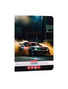 Caiet matematica Herlitz A4, 60 file, 70g/mp, colturi rotunjite, Motiv Race Cars