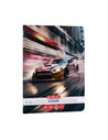 Caiet matematica Herlitz A4, 60 file, 70g/mp, colturi rotunjite, Motiv Race Cars