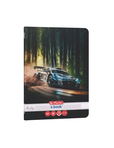 Caiet matematica Herlitz A4, 60 file, 70g/mp, colturi rotunjite, Motiv Race Cars Caiet matematica Herlitz A4, 60 file, 70g/mp, colturi rotunjite, Motiv Race Cars